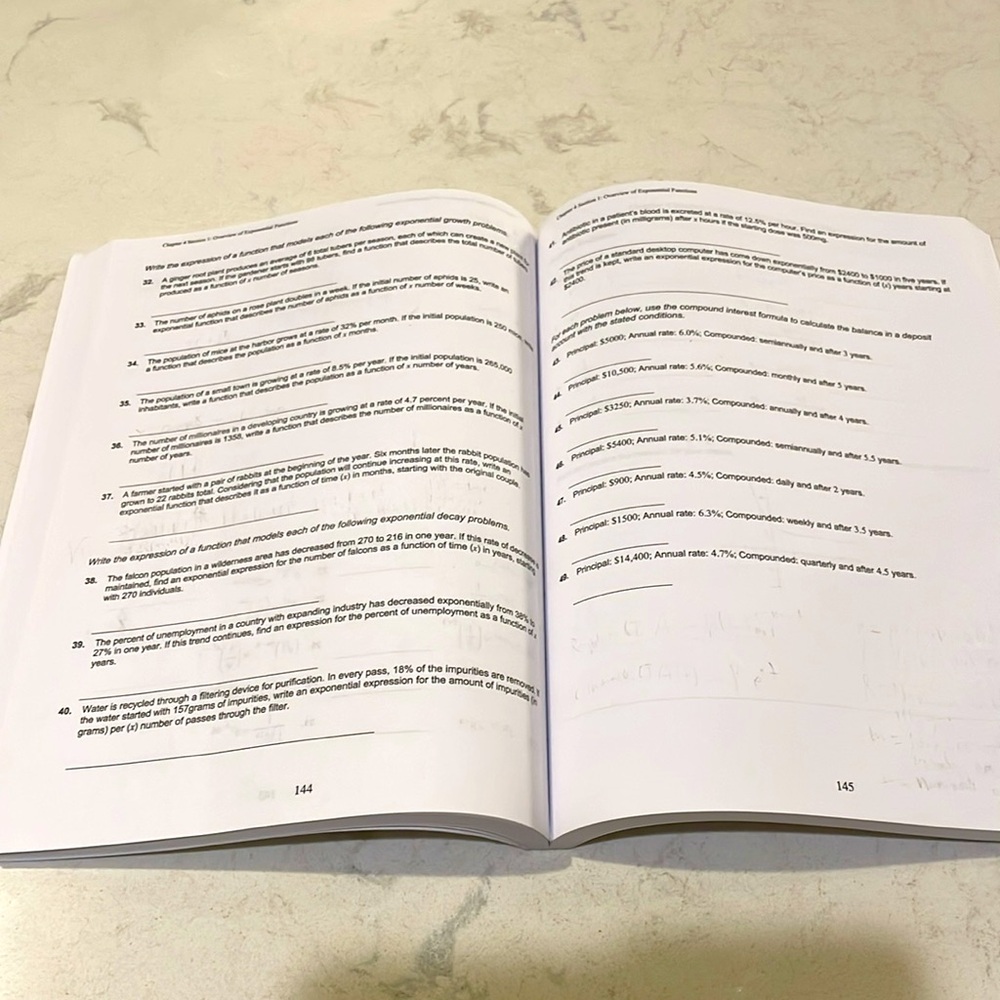Precalculus: Practice Problem Worksheets 2nd Edition - Picture 11 of 11